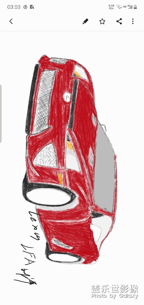 三星note10Spen圖畫