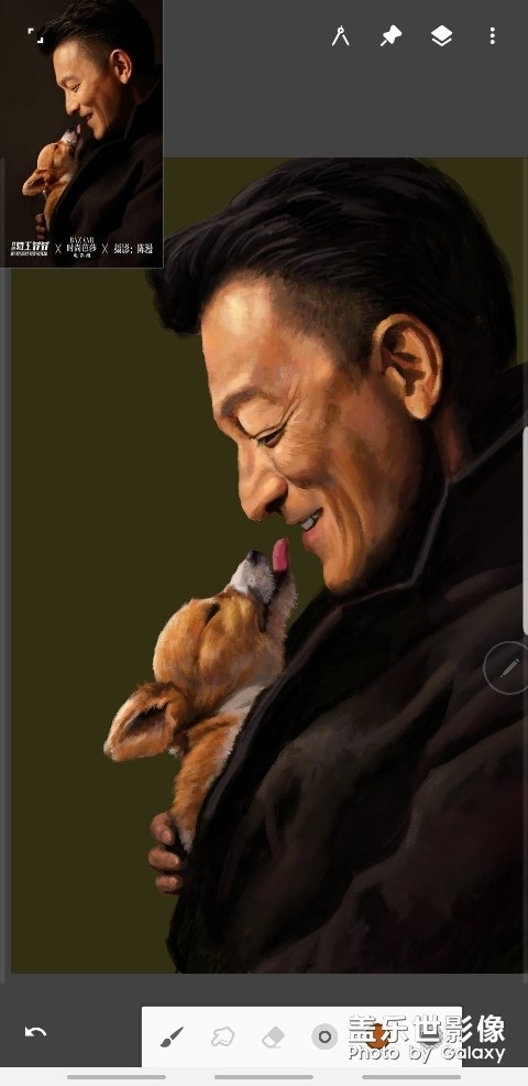 spen繪畫(huà)永遠(yuǎn)的巨星劉德華