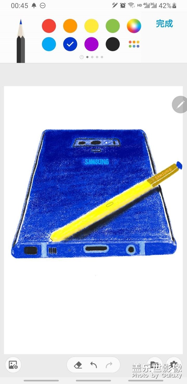 【Spen手繪】用我的手機(jī)畫我的手機(jī)（Note9）