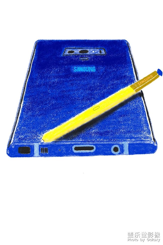 【Spen手繪】用我的手機(jī)畫我的手機(jī)（Note9）