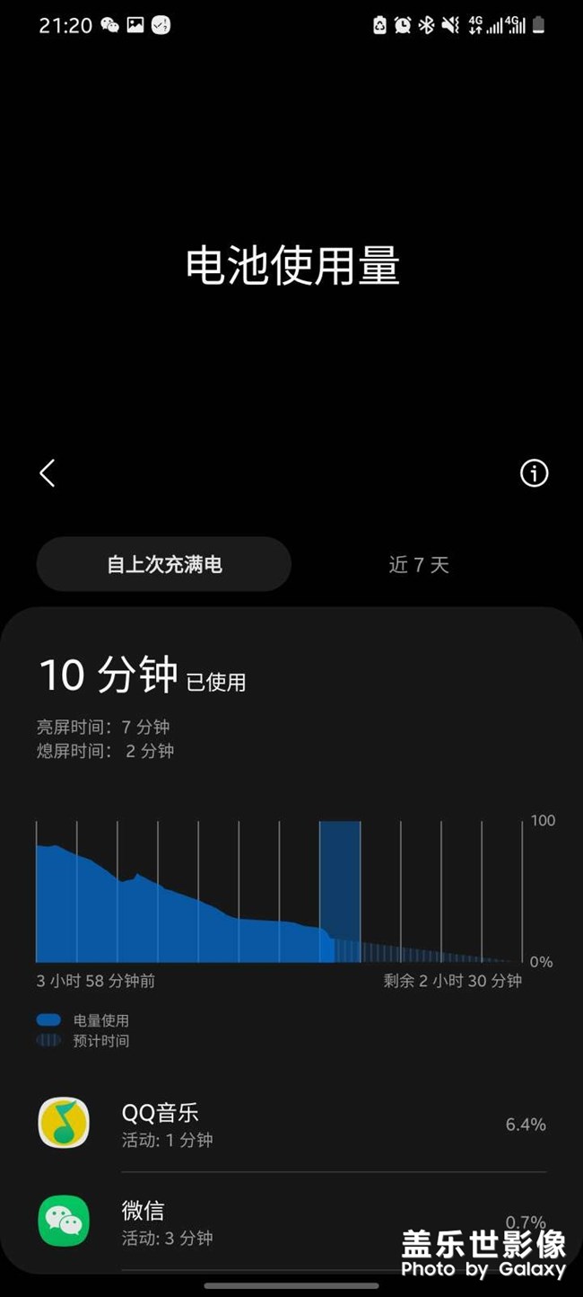 更新后，電量...