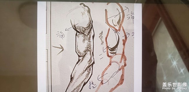 速寫人物部分之胳膊畫法