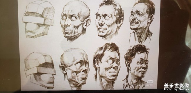 速寫人物頭部訓(xùn)練2