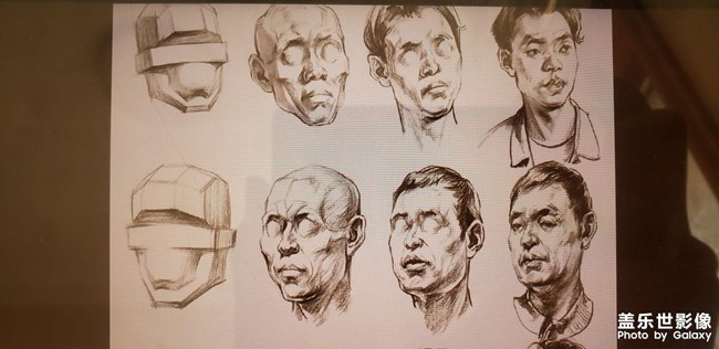 速寫人物頭部訓(xùn)練2