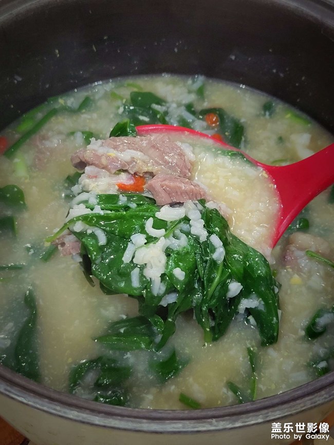 枸杞牛肉粥