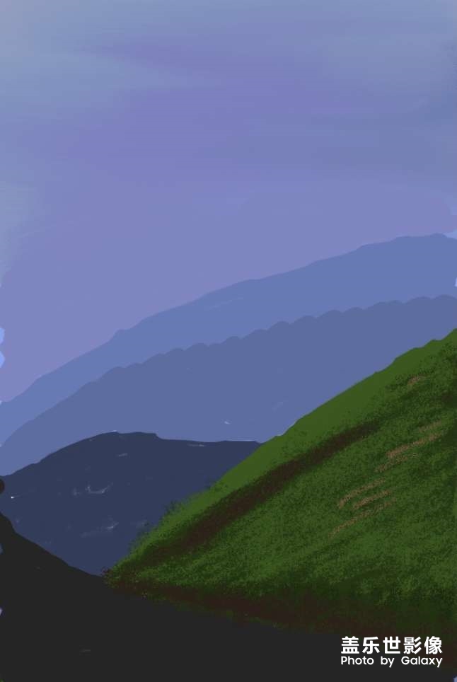 分享一張三星筆記手繪壁紙